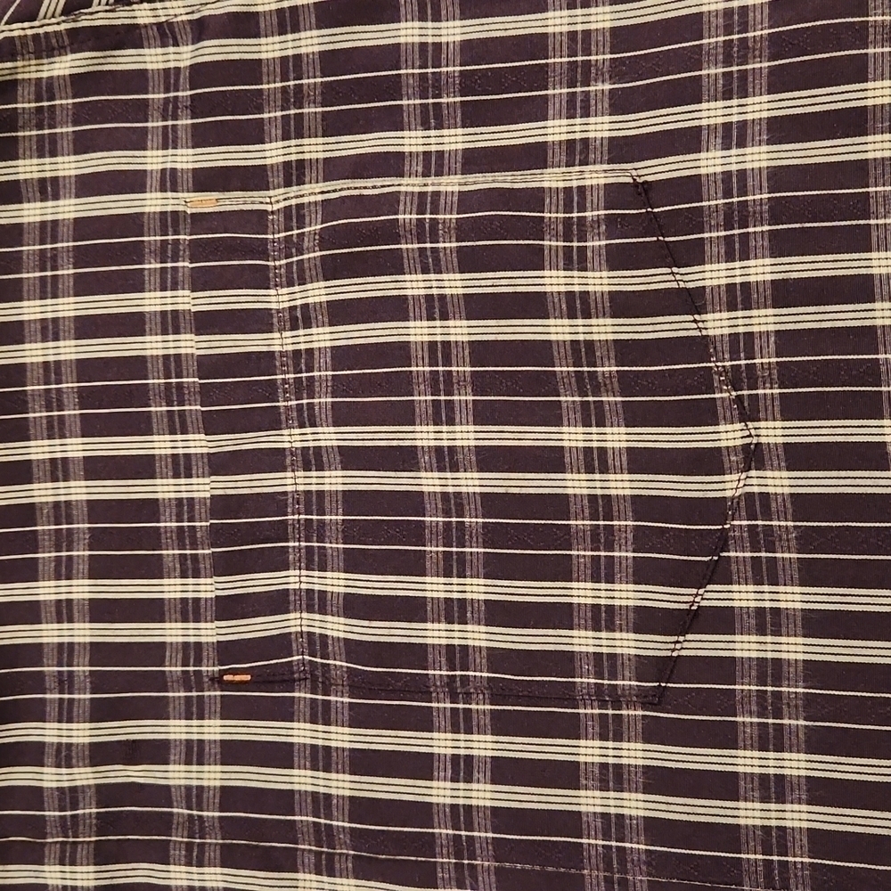 3/$20 Canyon River Blues Brown Plaid Button-Up Shirt - Picture 3 of 9